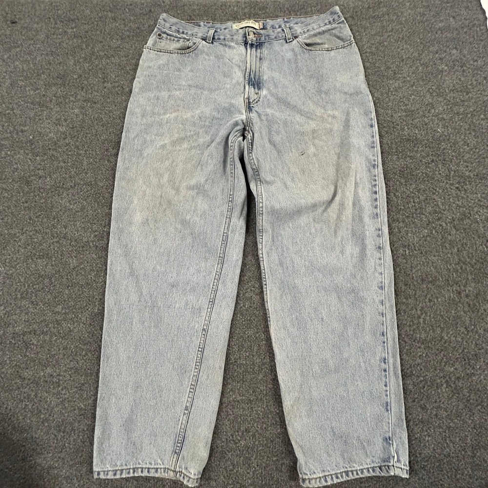 Levi's Jeans Mens Size 40 Blue 560 Comfort Fit Tapered Light Wash Denim USA